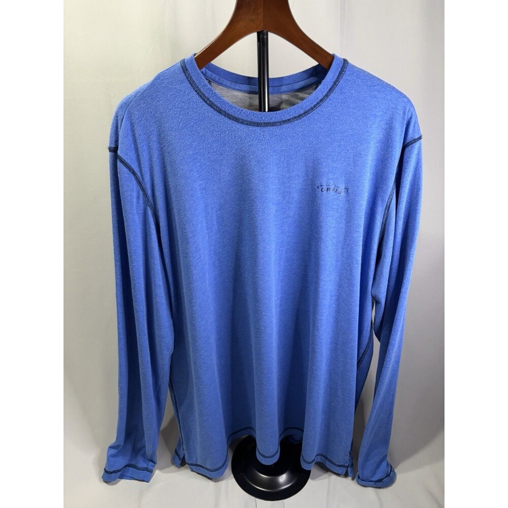 Orvis Long Sleeve Shirt Mens XL Blue Preppy
